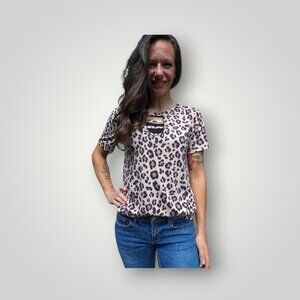 Sammie Jo Leopard Print Top